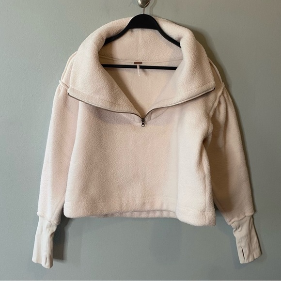 Free People Poppy Pullover Champagne Dream Size Medium - Picture 6 of 14